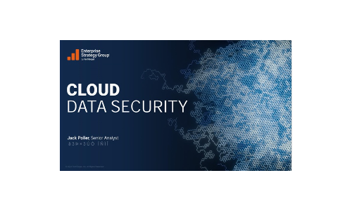 Cloud Data Security 2023 Bericht von ESG, einer Abteilung von TechTarget