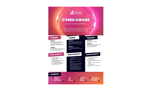 Cyber ​​-bewusst Infografik